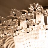 Floral Mid-Century Modern Flush Lamp Emil Stejnar 1960s Austria