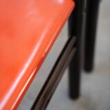 Table and 6 chairs mod. ibisco, 70's/80's