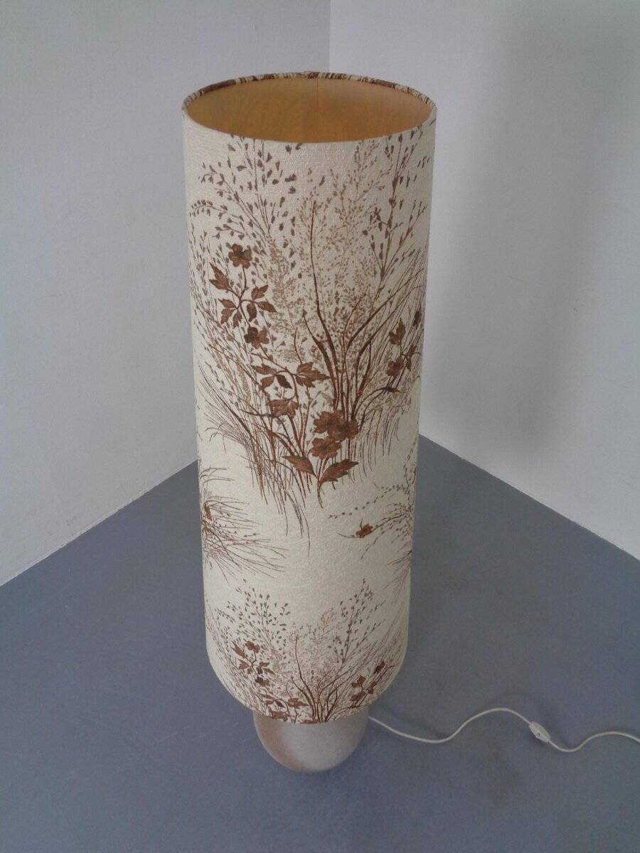 Large ceramic floor lamp by Peter Delius for Hamelner Töpferei, 1960s.