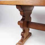 Table basse en chêne des années 1970