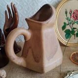 Hexagonal pitcher in morvan flamed sandstone - vintage