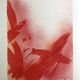 Jean bazaine, monograph in red, 1975. original lithograph