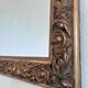 Miroir mural en bois doré antique français en or
