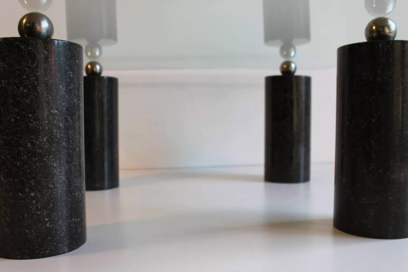 1980s marble and glass coffee table