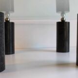 1980s marble and glass coffee table