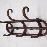 Thonet style wall-mounted coat rack.