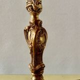 Paire de lampes en laiton vintage