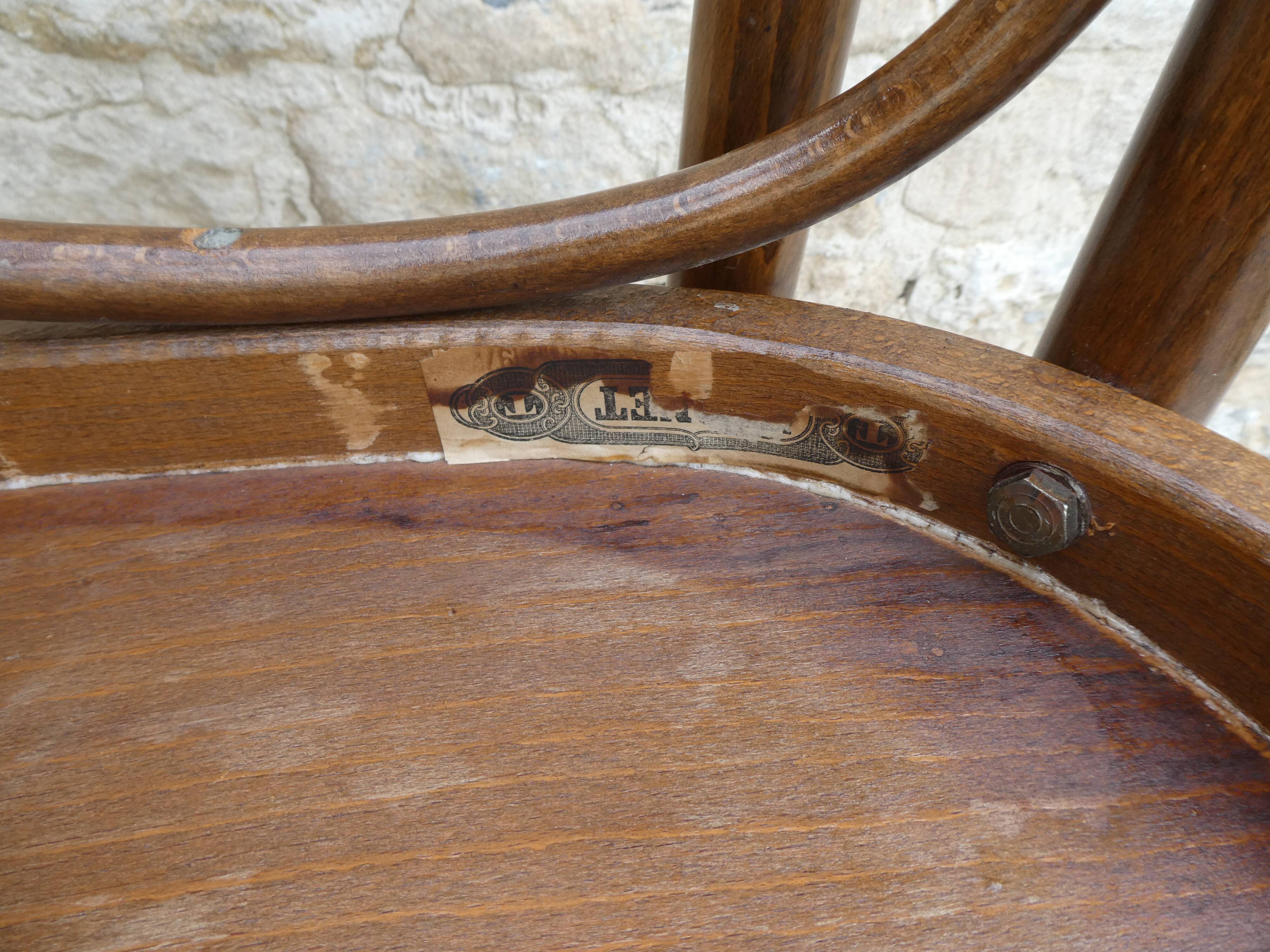 Pair of chairs bistrot Thonet