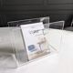 Plexiglass magazine rack by David Lange