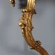 Antique drop-shaped console, Rococo style, wood, 20th century.
