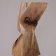 Solid wood sculptural side table, original contemporary design, logniture