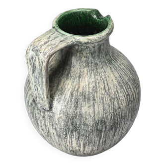 Large jug in mixed earth by Gérard Olivier, Switzerland