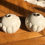 Art deco earthenware ball vase of saint clement