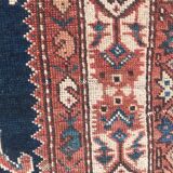 Tapis ancien persan Bakhtiar style savonnerie fait main - 137x265 cm