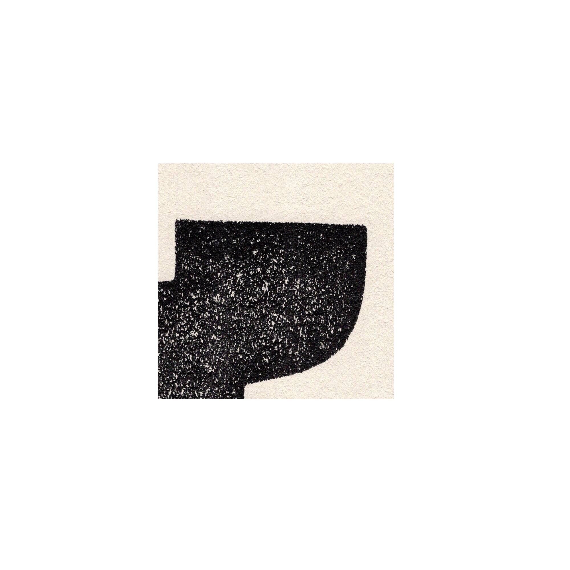 Abstract painting on paper signed eawy