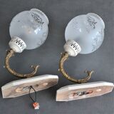 Set of 2 wall sconces