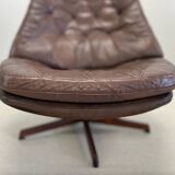 Vintage Danish Reclining Lounge Chair By Madsen & Schübel, 1970S