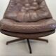 Fauteuil lounge inclinable vintage danois par Madsen & Schübel, 1970