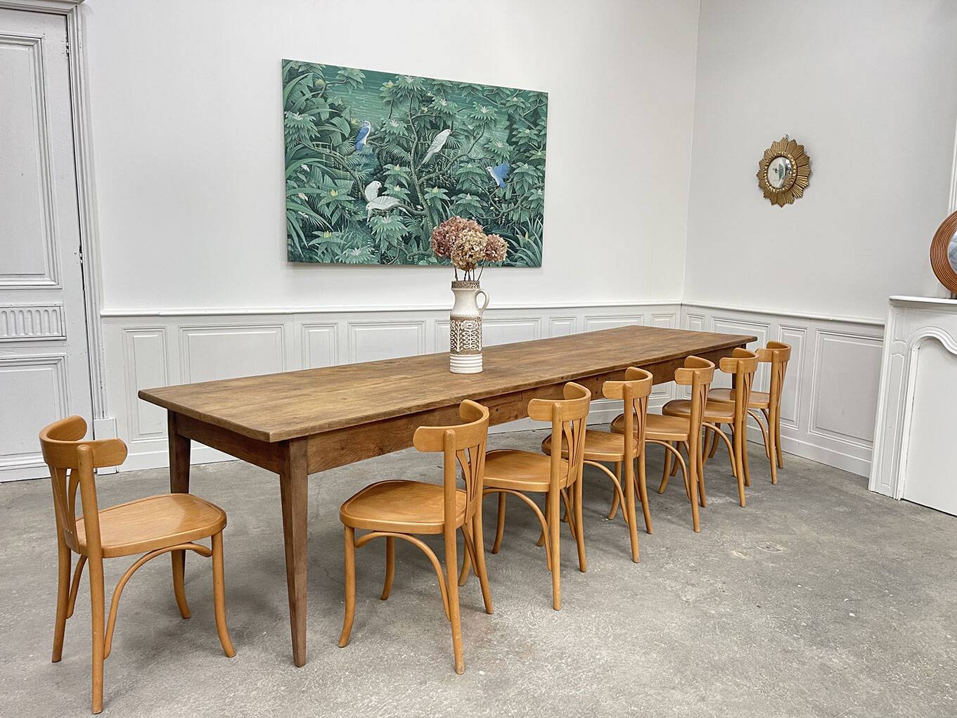 Baumann 'alouette' light bistro chairs