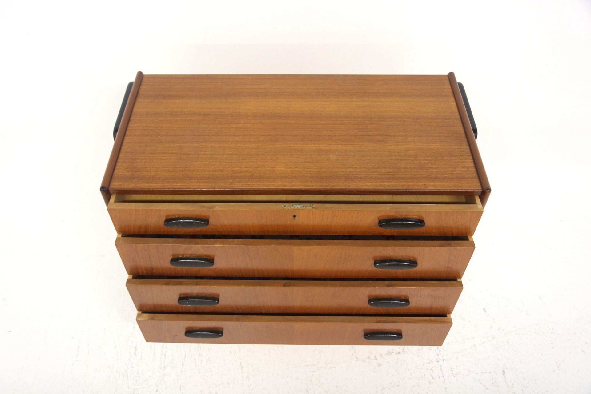 Scandinavian teak commode, Sweden, 1960