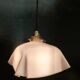 Pink opaline pendant light