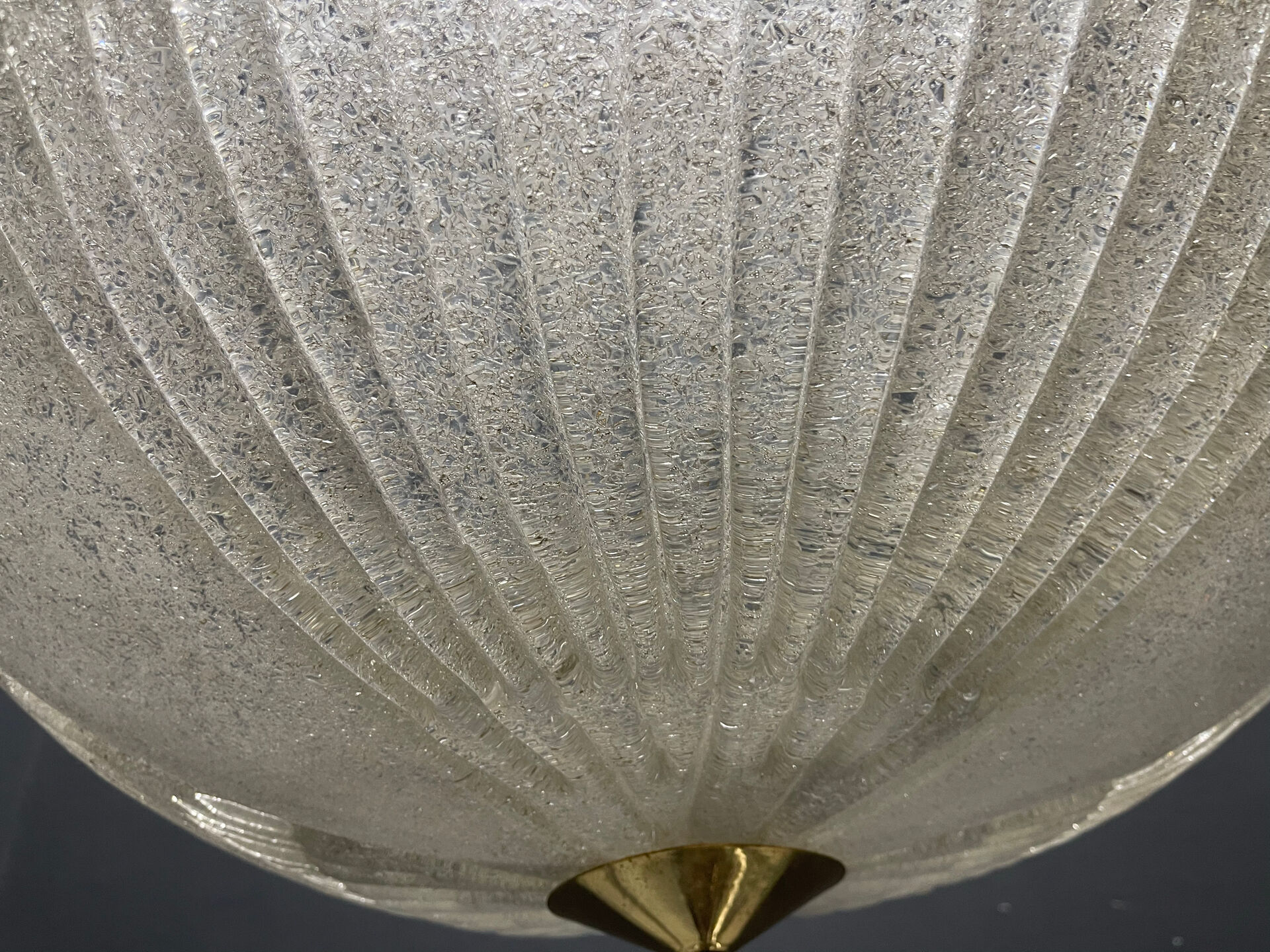 Large Murano Glass Pendant Light, Italy, 1970s