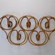 Vintage rattan coat rack by Franco Albini