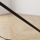 Vintage black lacquered metal desk lamp second-hand