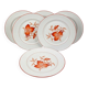 Haviland Limoges Service of 6 flat plates, Sou-Tcheou model