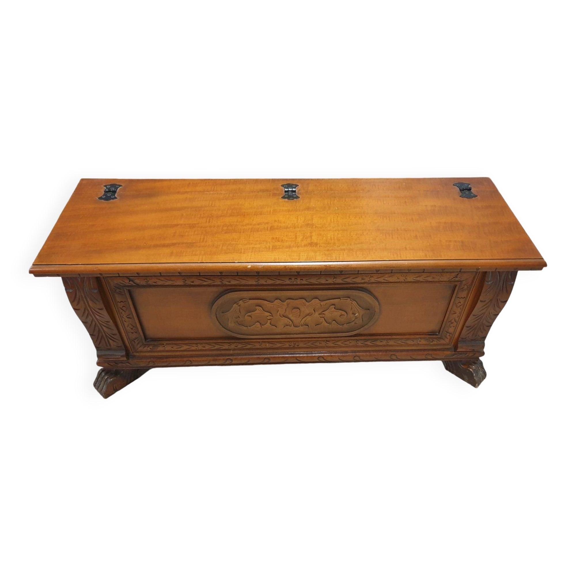 Cherry wood chest