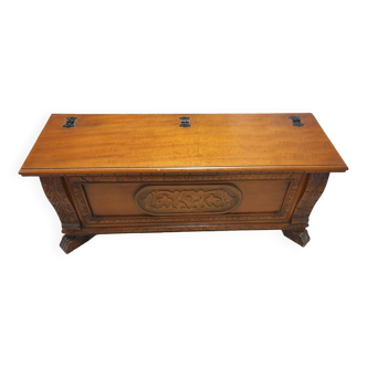 Cherry wood chest