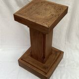 Oak wood column dimensions: height -70cm - width -38cm-