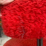 Chaise vintage scandinave moumoute circa 1960