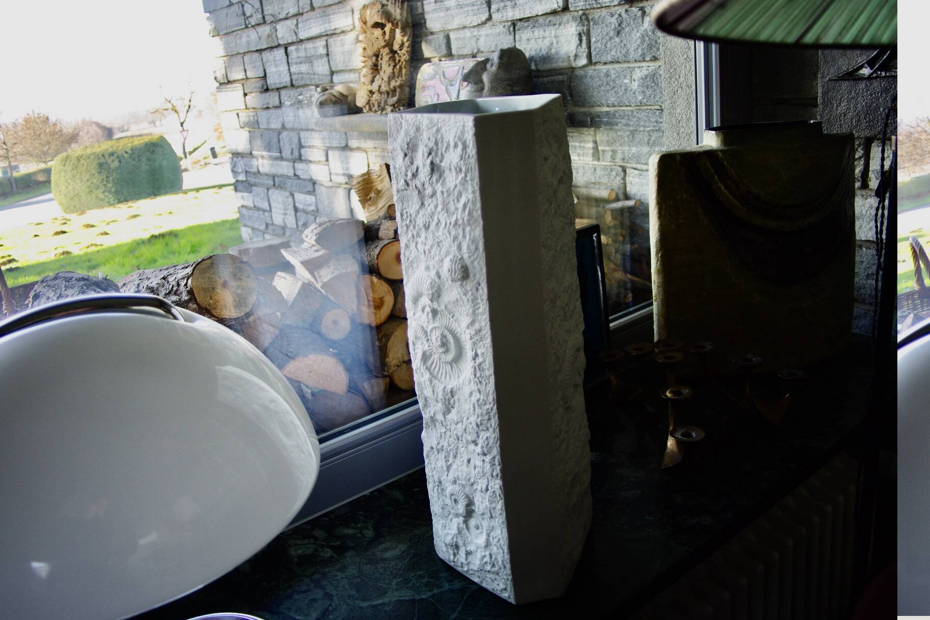 Large vintage ceramic vase from kaiser germany 1970