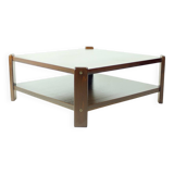 Table basse en hêtre, Hikor Pisek Tchécoslovaquie années 1980