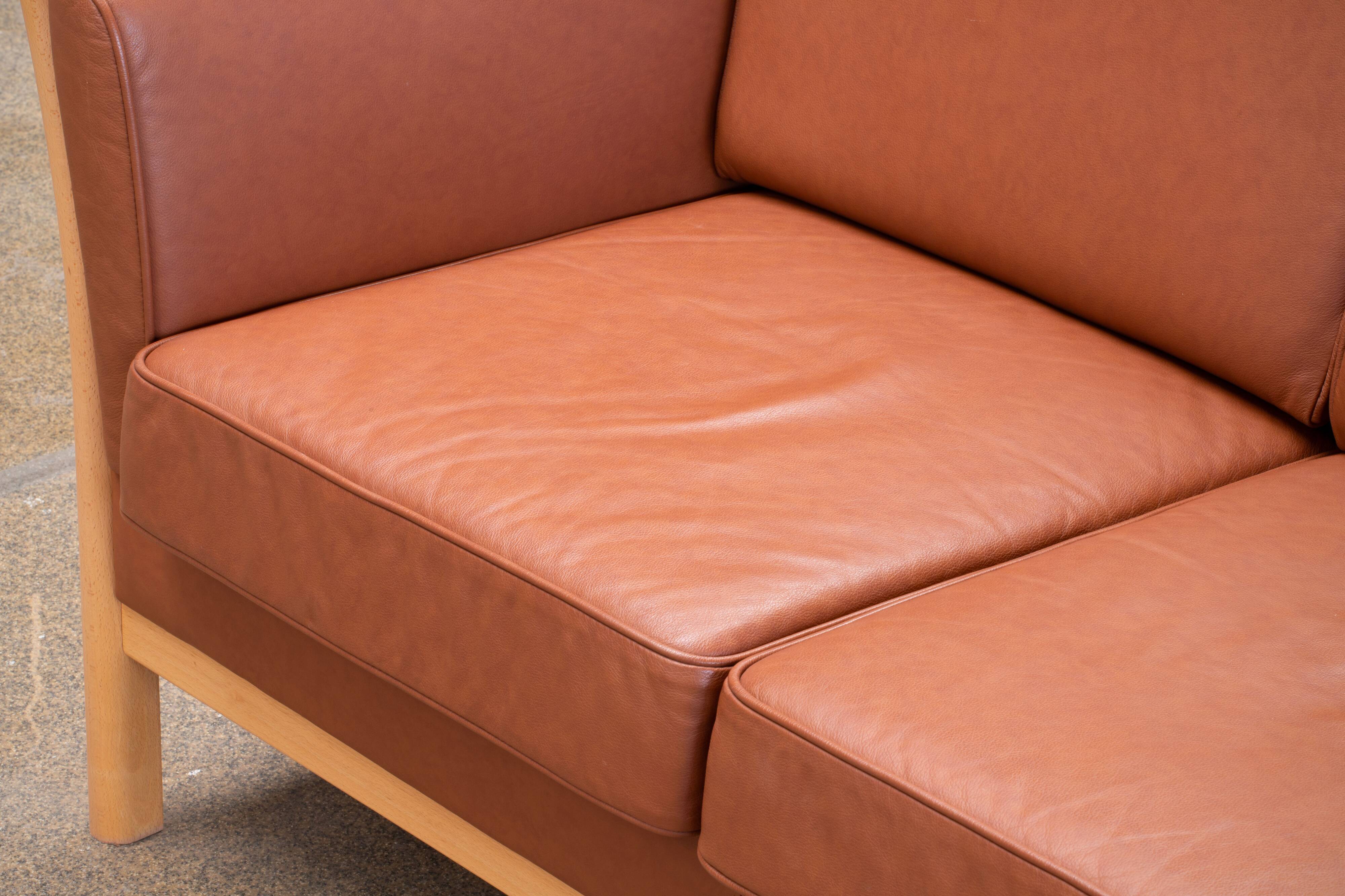 Danish leather sofa