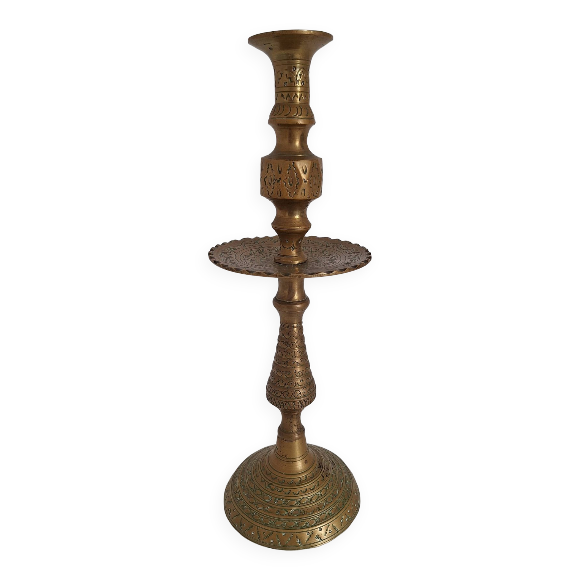 Vintage brass candle holder