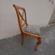 1 chaise ancienne à croisillon charles x  période restauration