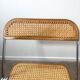 Plia folding chair by Giancarlo Piretti for Castelli – Rattan