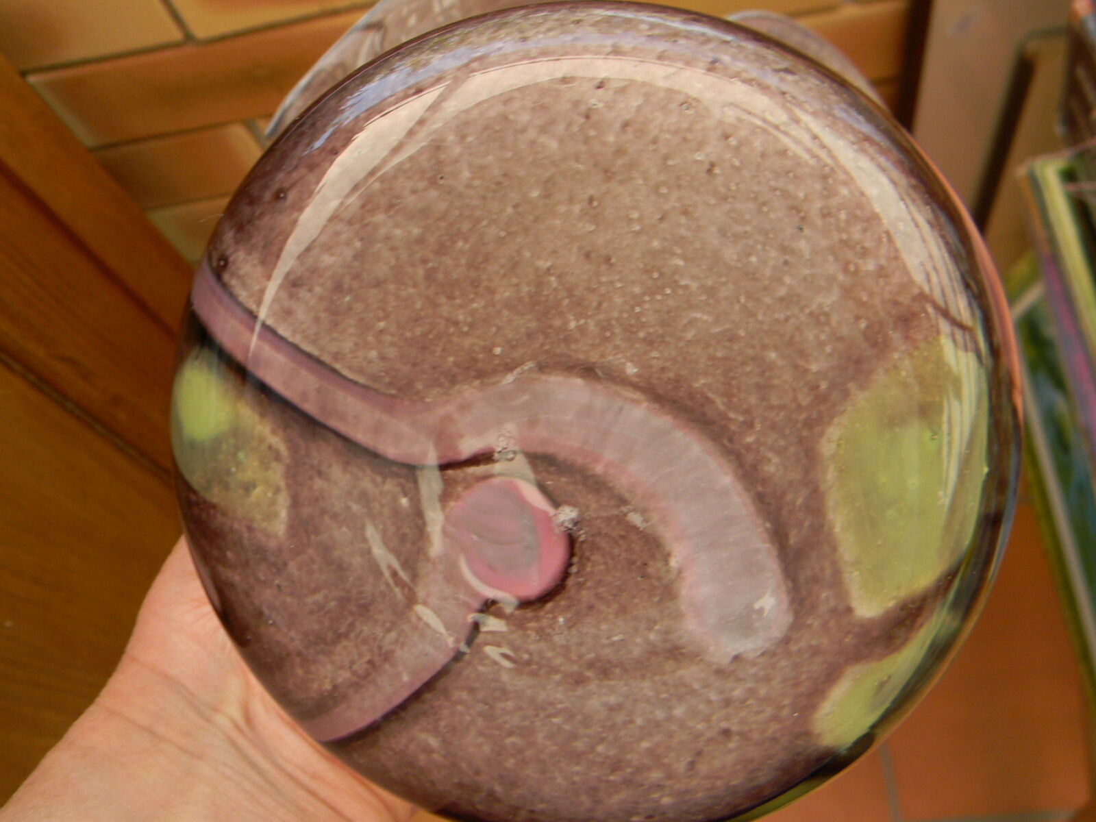 Vase corolle cristallerie de la rochere