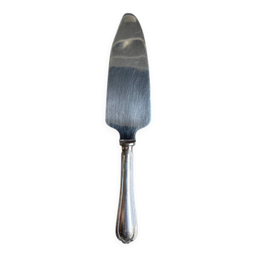 Christofle silver-plated pie server, "Spatours" pattern.