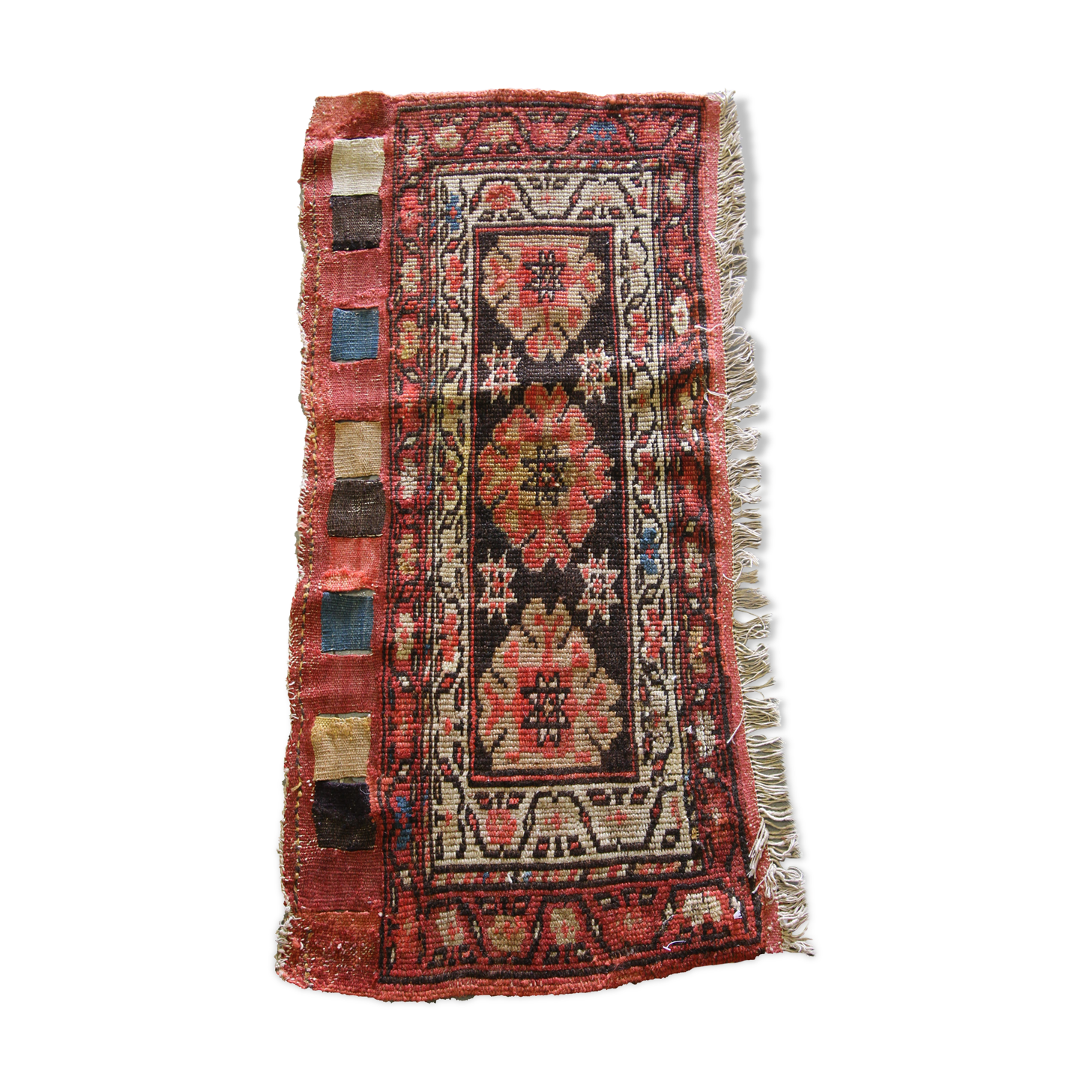 Collectible Antique Persian Shahsavan Moghan Area Rug- 44x94cm