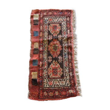 Tapis persan antique de collection shahsavan moghan area - 44x94cm