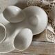Antique porcelain egg cups Mehun