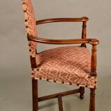Pair of armchairs known as Caquetoires from the 19th century.