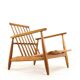 Fauteuil scandinave style Dux « Vejvad » | design vintage