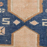 Tapis oushak bleu fait à la main 280x167cm