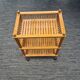 Wooden trolley with casters