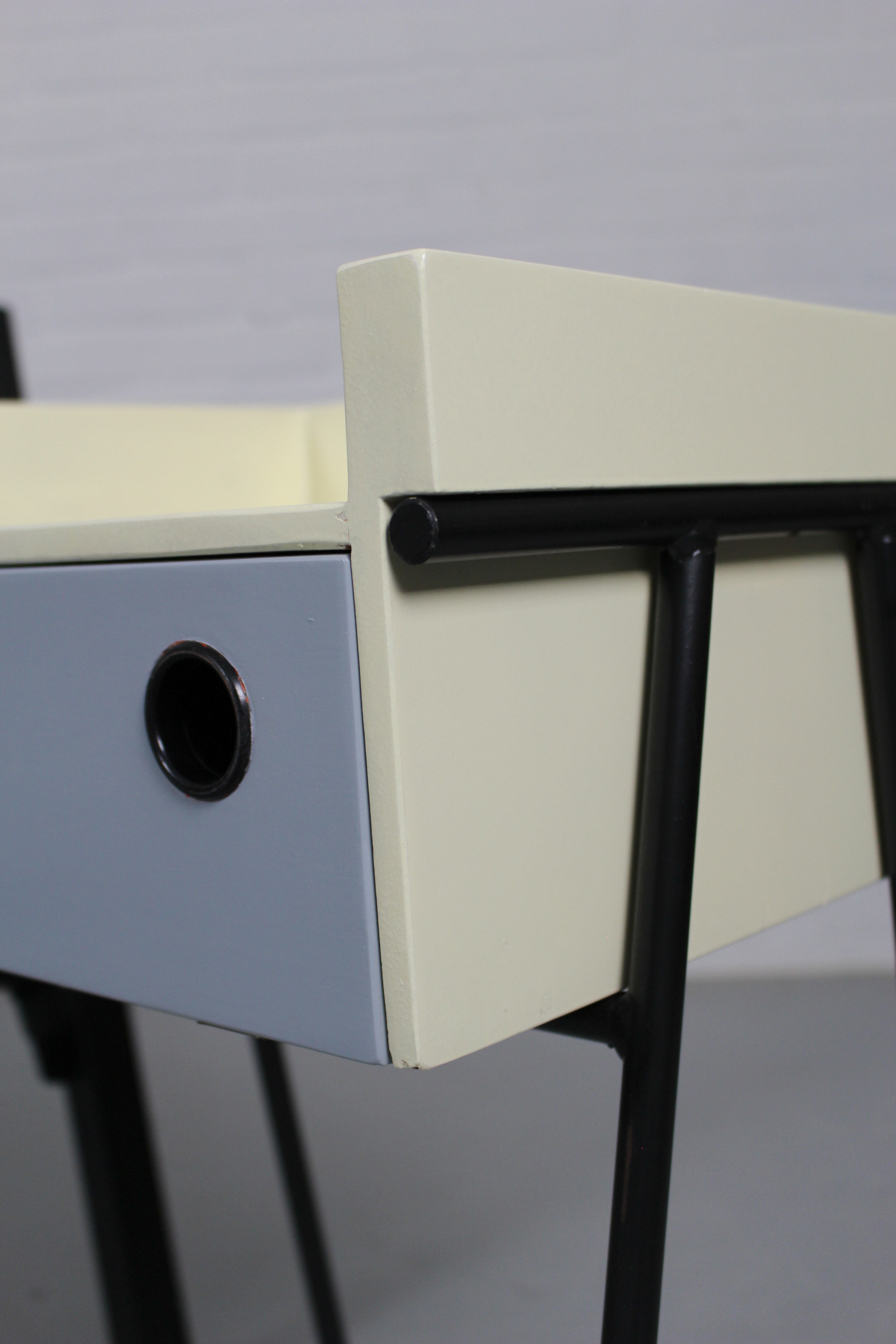 Rob Parry and Emile Truijen Bed, Chair and Nightstand for Dico series "Kamer 56", 1950s