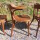 4 fauteuils Baumann en bois courbé